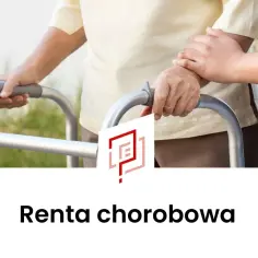 Osoba starsza z pomocą balkonika i opiekuna. Warto wiedzieć o rencie chorobowej po 50 roku życia.