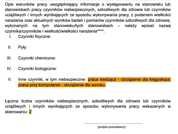 Skierowanie na badania medycyny pracy - jak wypełnić bez błędów?